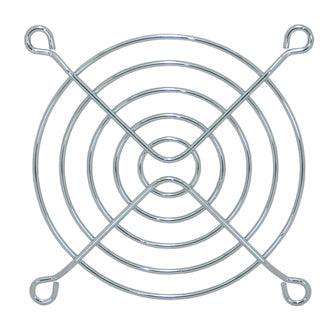 Chrome Metal Finger Guard For 80mm Fan Debulk 476143