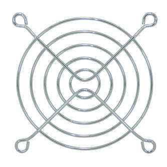 Chrome Metal Finger Guard For 92mm Fan 180772