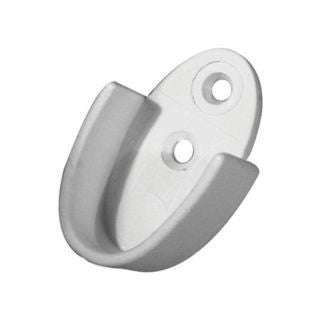Fascor Rod Oval Holder Open White P/10