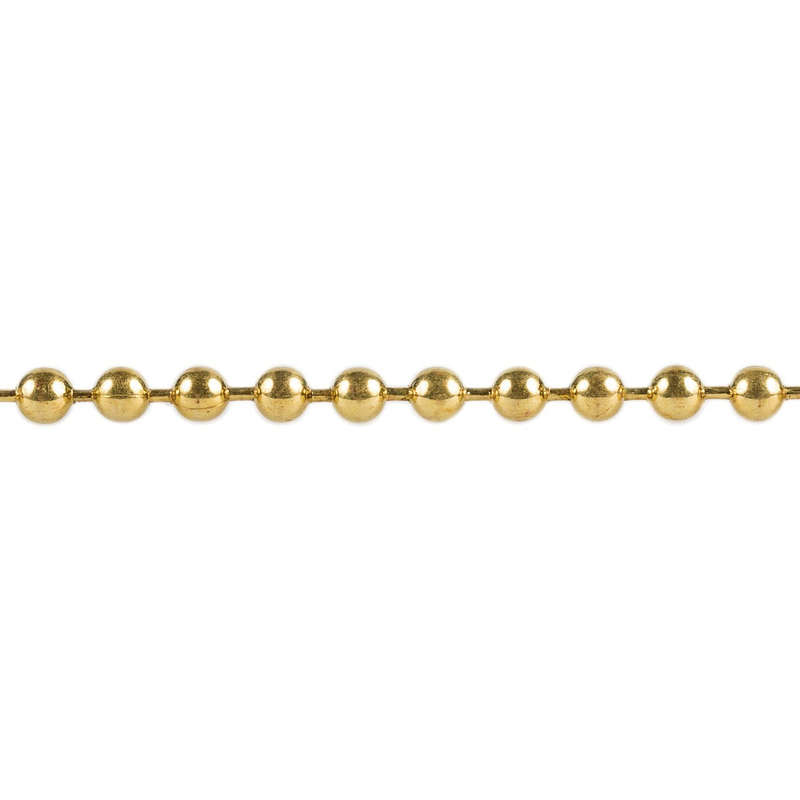 Fascor Chain Ball Brass Plated 3.2 Mmx1 M