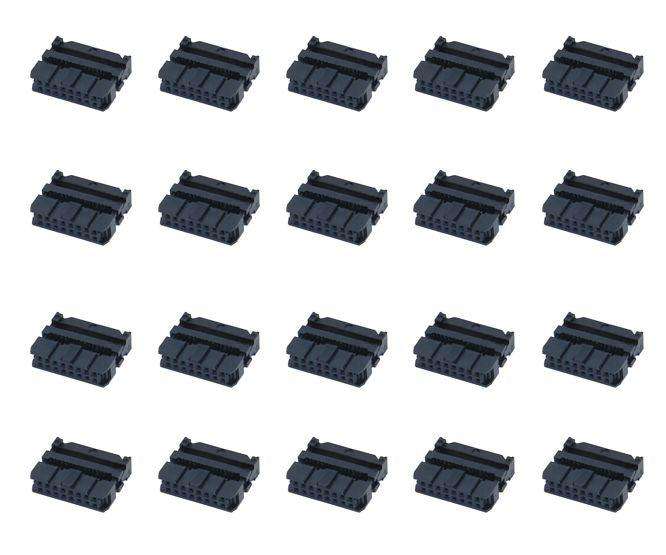 Socket Idc 16 W With Strain Relief 132/Tray Fc 16
