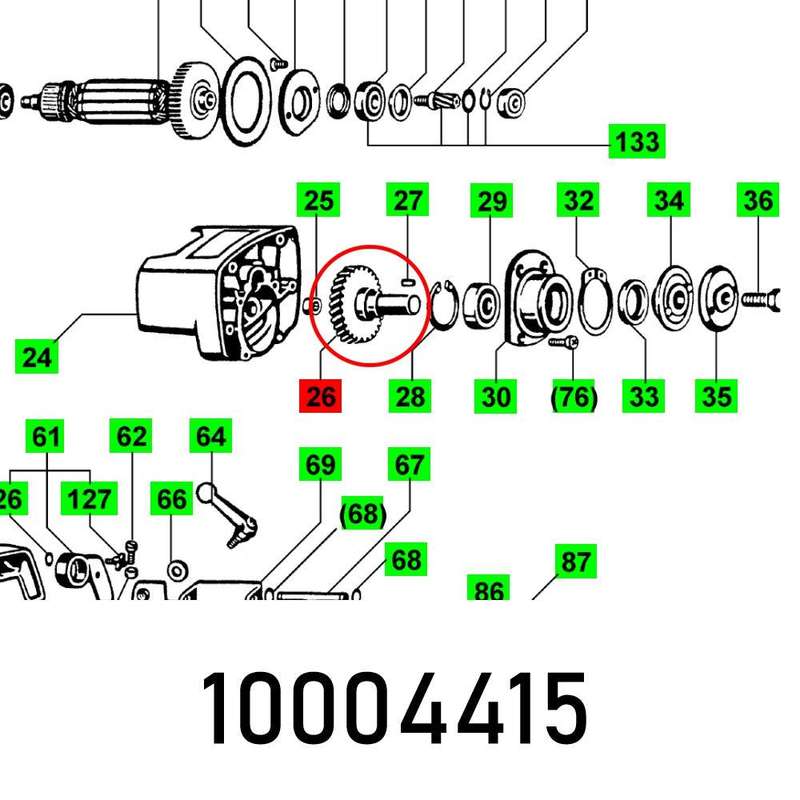 Spindle Csp 132 E Vollst.