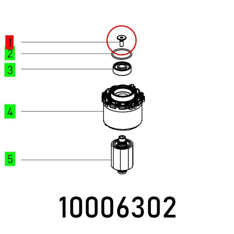 Screw M4 X12 T15
