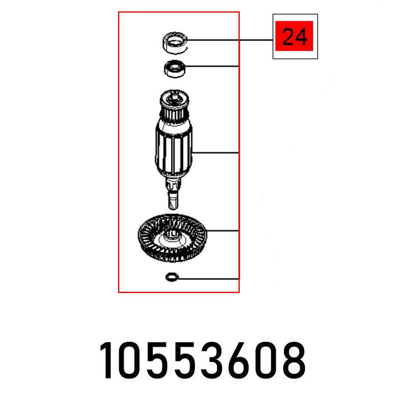 Rotor Set Mx 1600/2 E Ef Et Bg