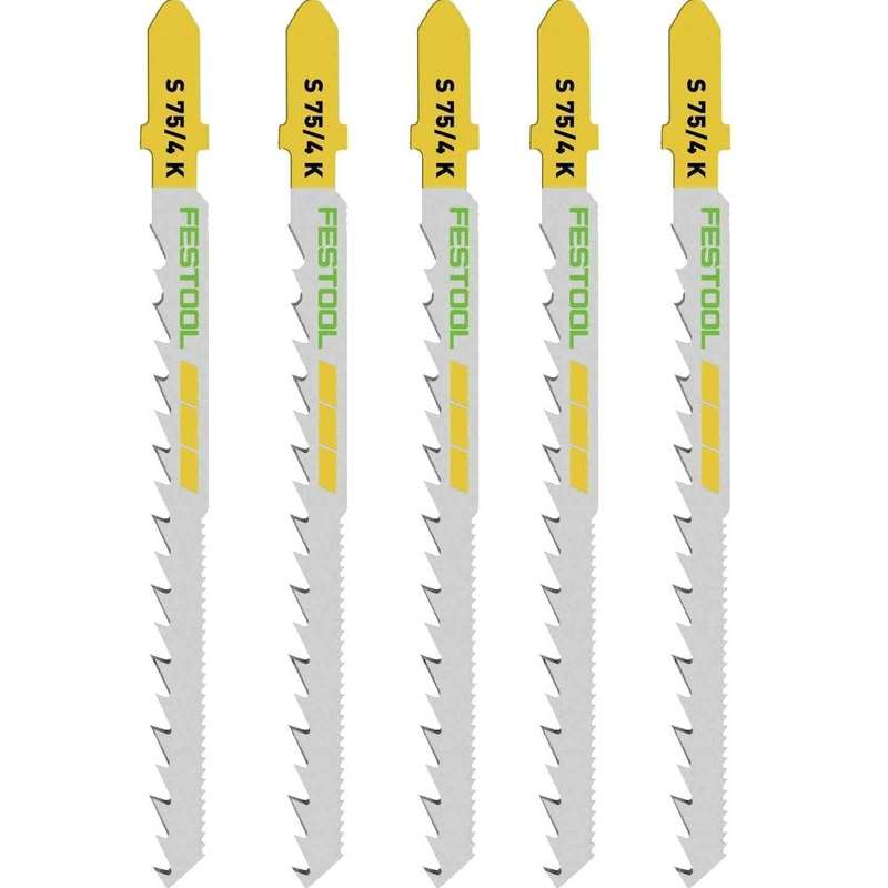 Jigsaw Blade Wood Curves S 75 4 K 5 (5 P