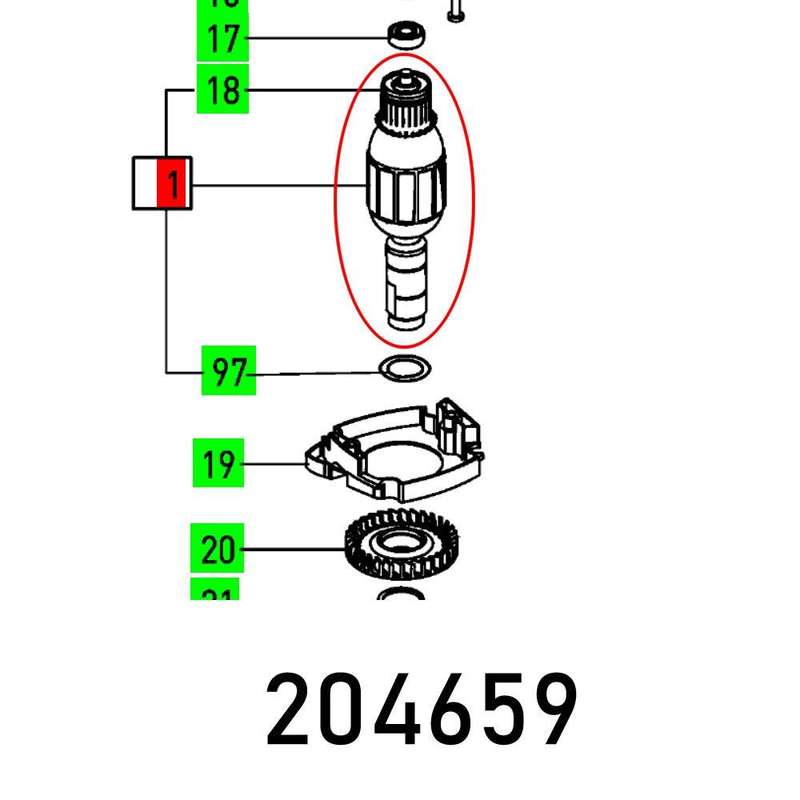 Armature Of 1400 230 V