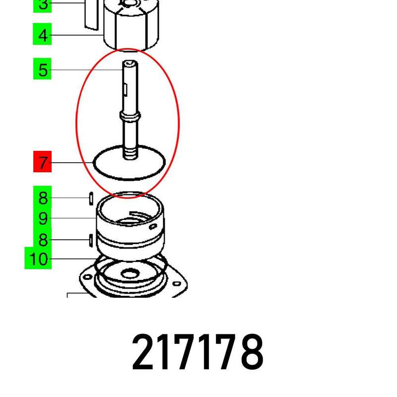 O Ring 51,5 X1,5 Fkm 82 Shore