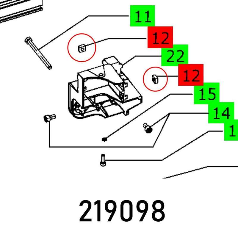 Square Nut Din 557 M8 05