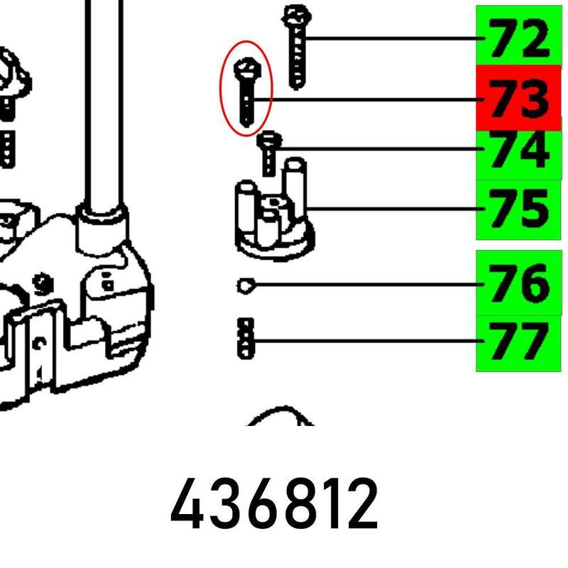 Flat Head Screw Din 85 M5 X25 4.8 Long
