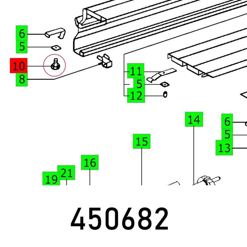 Festool Safety Screw Cs 70Eb M6X12Verbus-Ripp