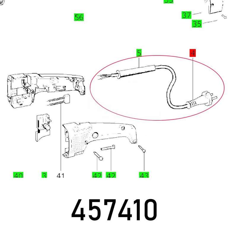 Cable With Plug Ap 55 E Din H05 Rn F