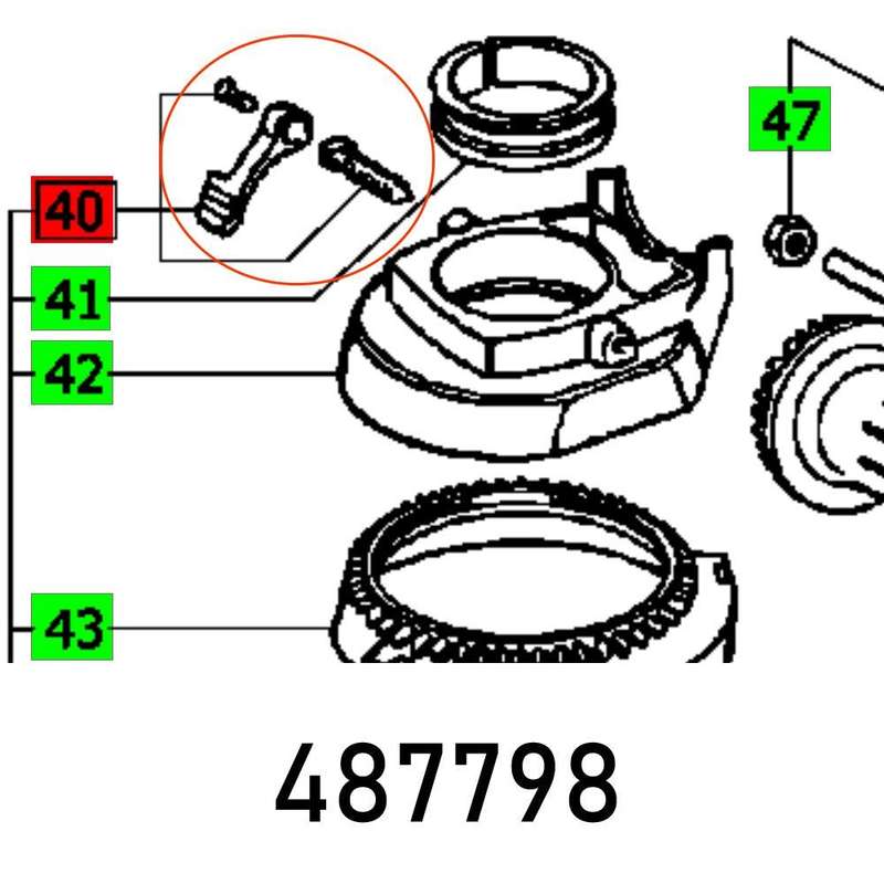 Clamping Lever. Ras 115.04 E Et Gruppe