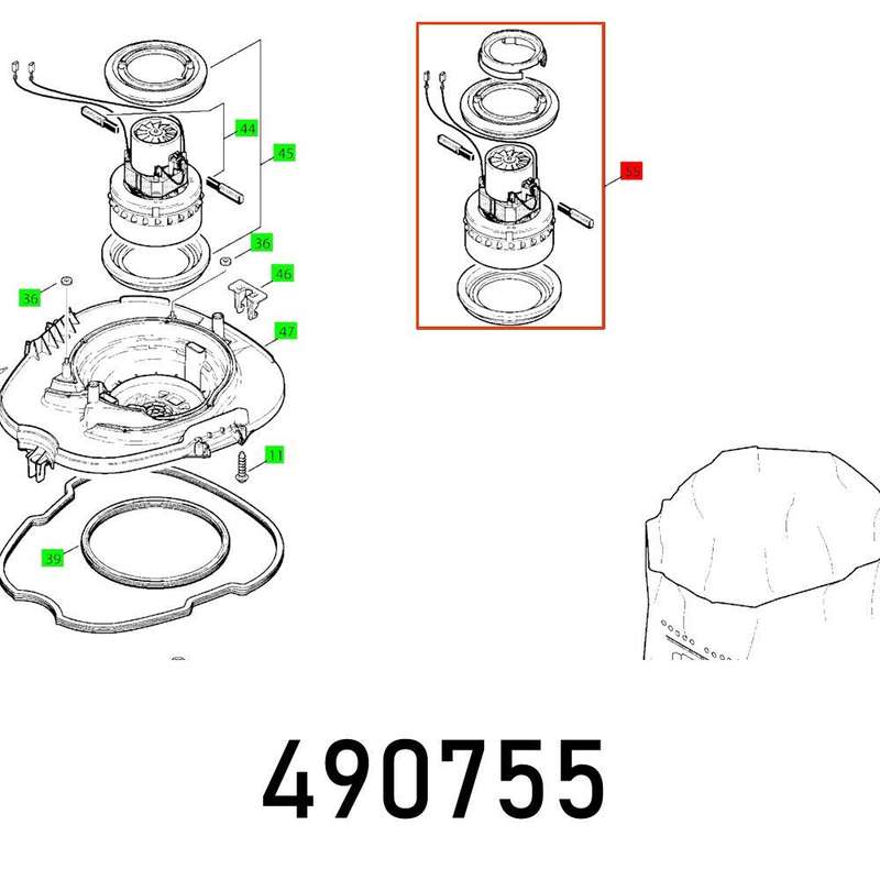 Motor 230 V Sr 6 14 E 1200 W Sk2