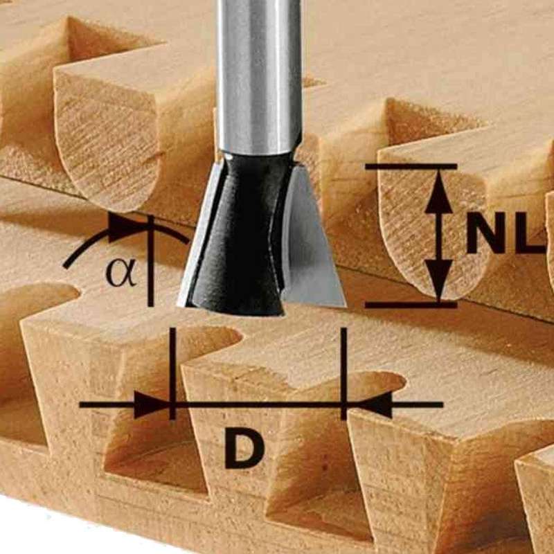 Dovetail Cutter Hw Vs600 D14,3 X16 X8 Z2