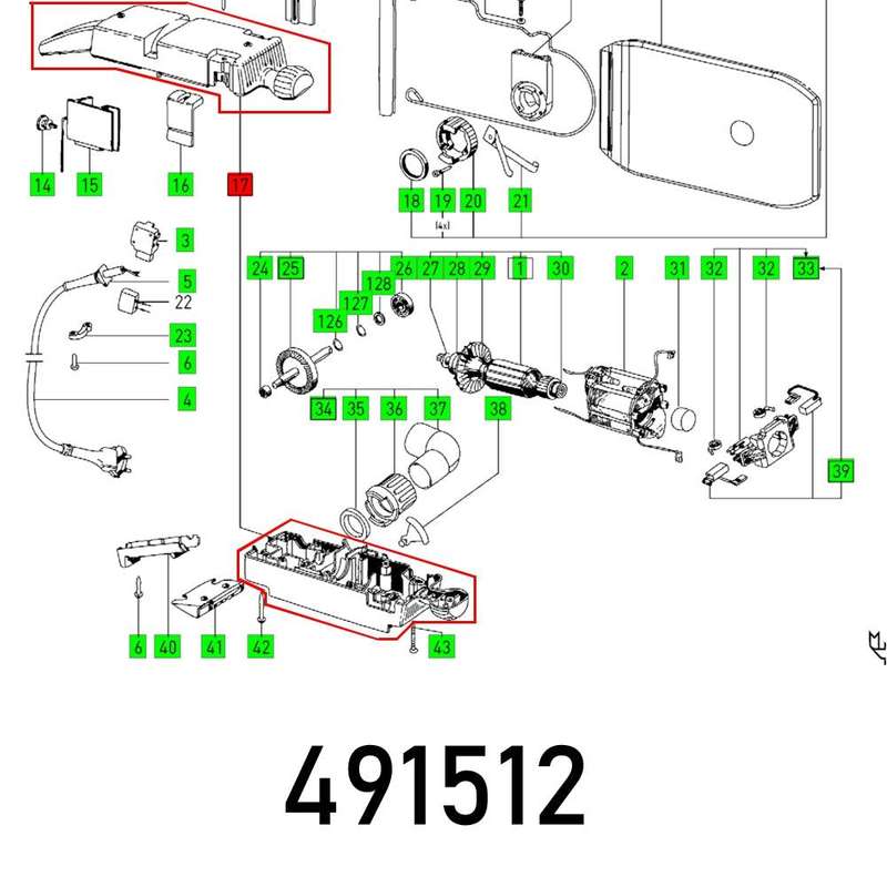 Motor Housing Bs 75 Mit.E Et Bg