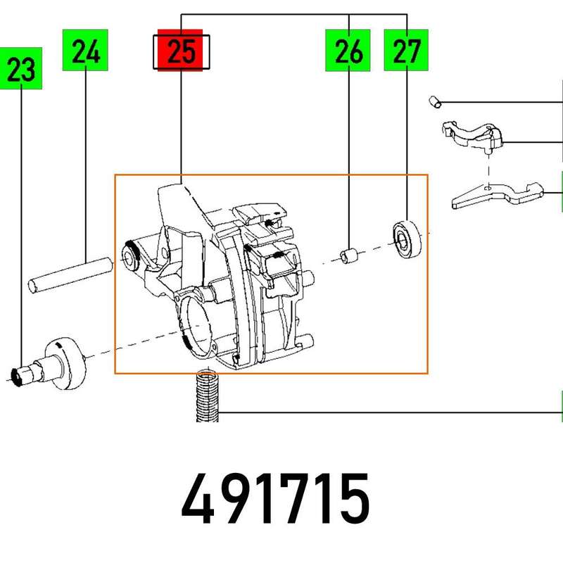Gear Housing Ts 55 Ebq