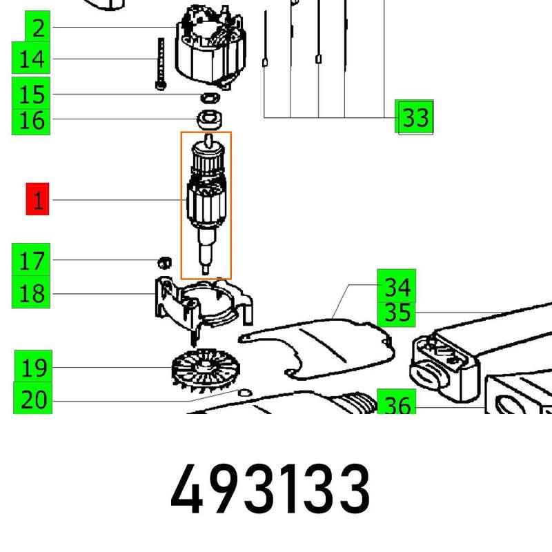 Armature 230 V Rs 100 230 V Et Bg