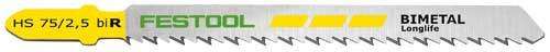Jig Saw Blades Hs 75 2,5 Bi R 5 X