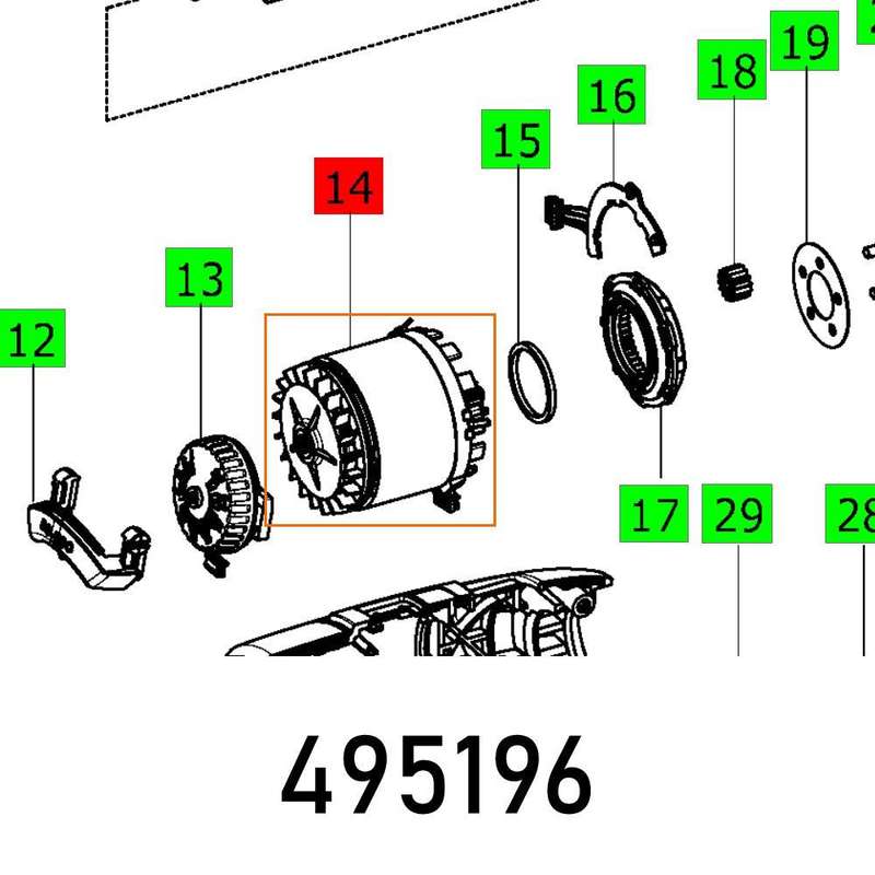 Motor T 16 Ecm Et Bg