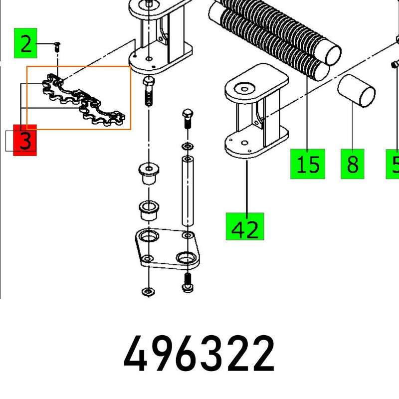 Gearwheel Kit Asa Et Bg