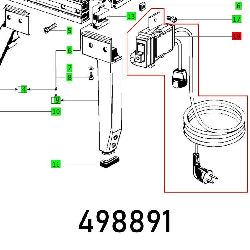Switch Element Cms Ge Eu 230 V