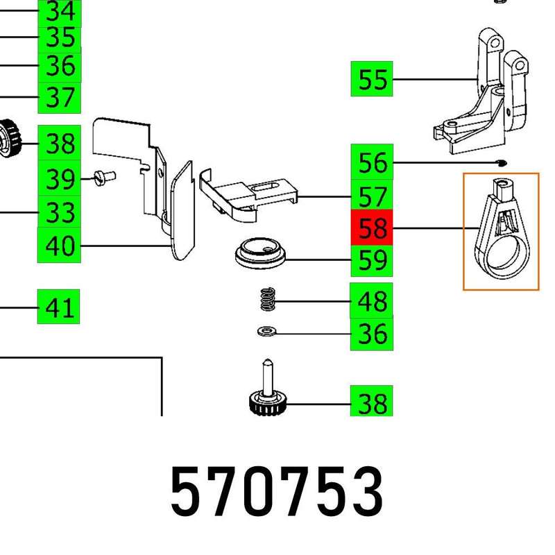 Handle Ofk 700 Eq