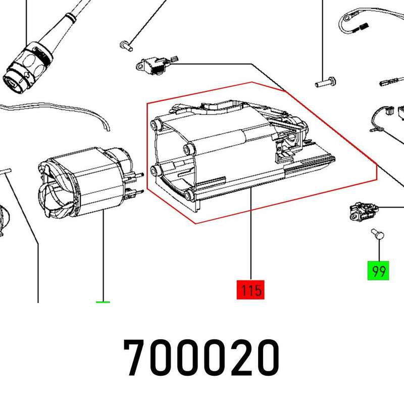 Motor Frame Df 700 Eq