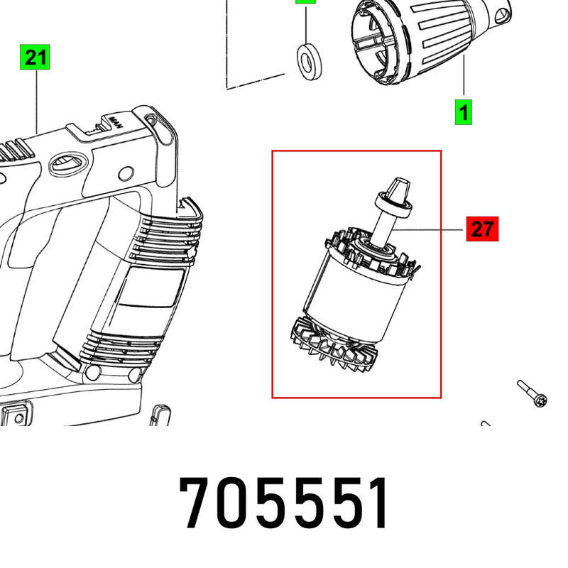 Motor Dwc 18 4500 Et Bg