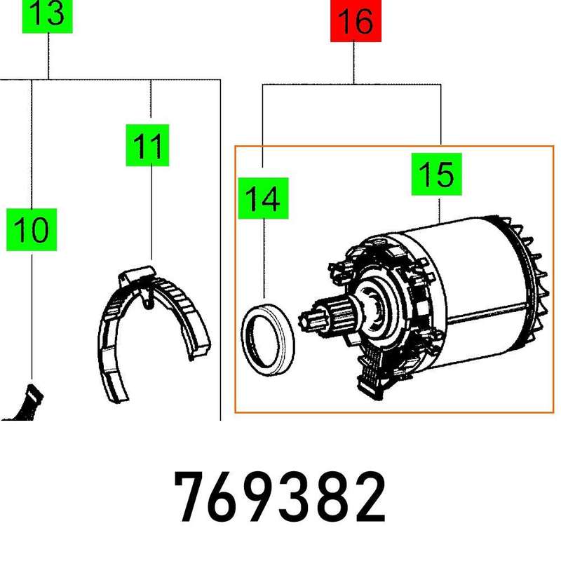 Motor Drc 18 4 Li 4,2 Plus Bg
