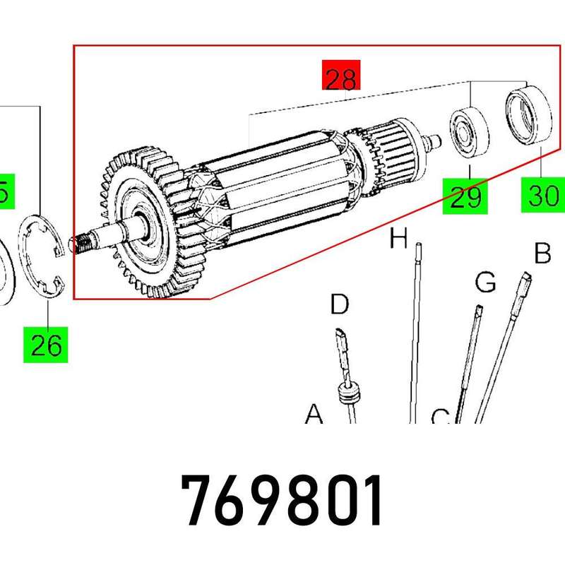 Armature Ag 125 14 D