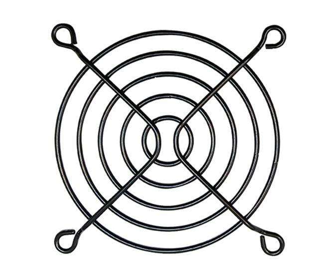 Black Metal Finger Fan Guard 92mm Fg 09