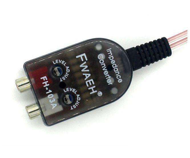 Car Audio Impedance Converter Rca Fh 103 A