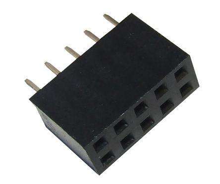 Socket Dil Pcb P=2.54mm Str 10 W Dk513 02 10 / 190359
