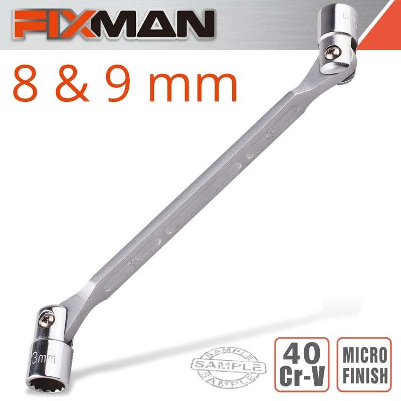 Fixman Hinged Socket Wrench 8 X9 Mm