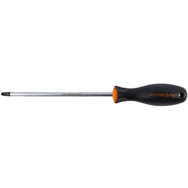 Fixman S/Driver Phillips Ph4 8 X200 Mm Crv With Ergonomic Handle