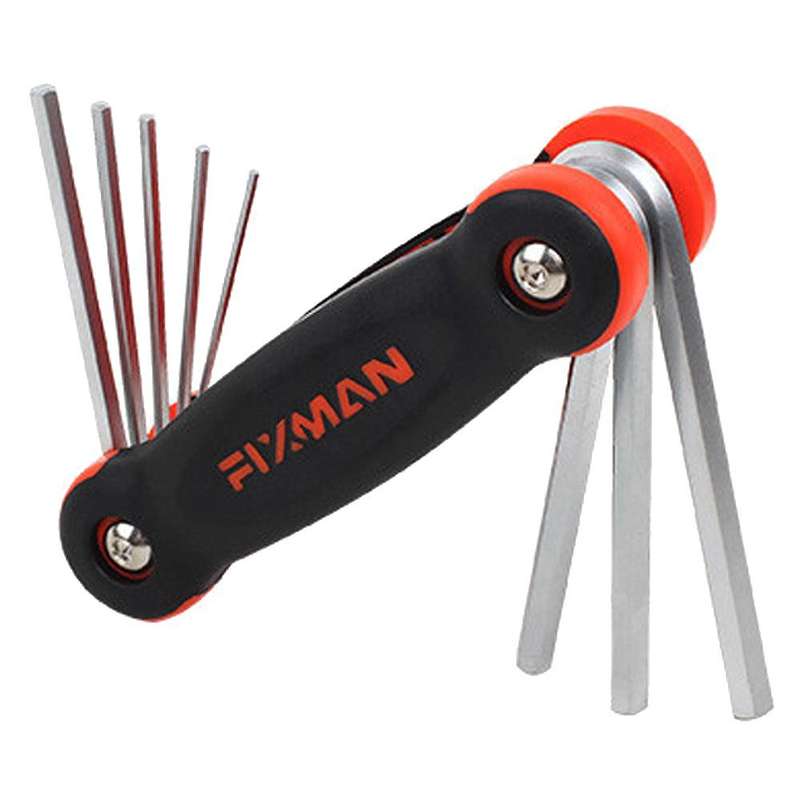 Fixman Hex Key Wrench Set 9 Pce (H5/64 H3/32 H1/8 H9/64 H5/32 H3/16 H7/