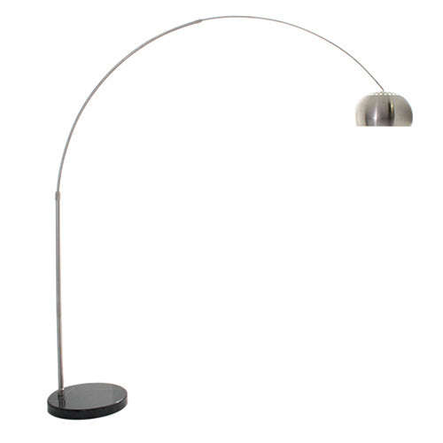 ***Curva Adjustable Floor Light 445mm S/Chrome