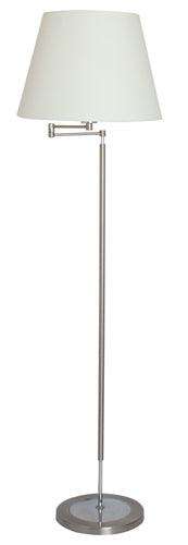 ***Swing Arm Floor Light 410mm Satin Chrome
