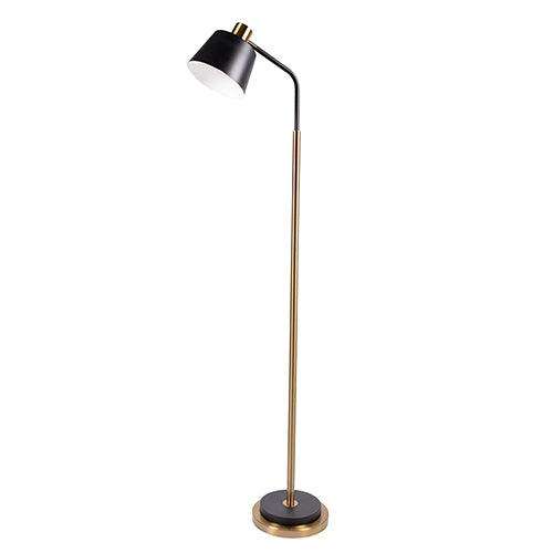 Twilight Floor Light Black & Brass E27 1x40