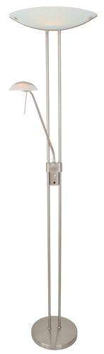 Baya Floor Light Satin Chrome