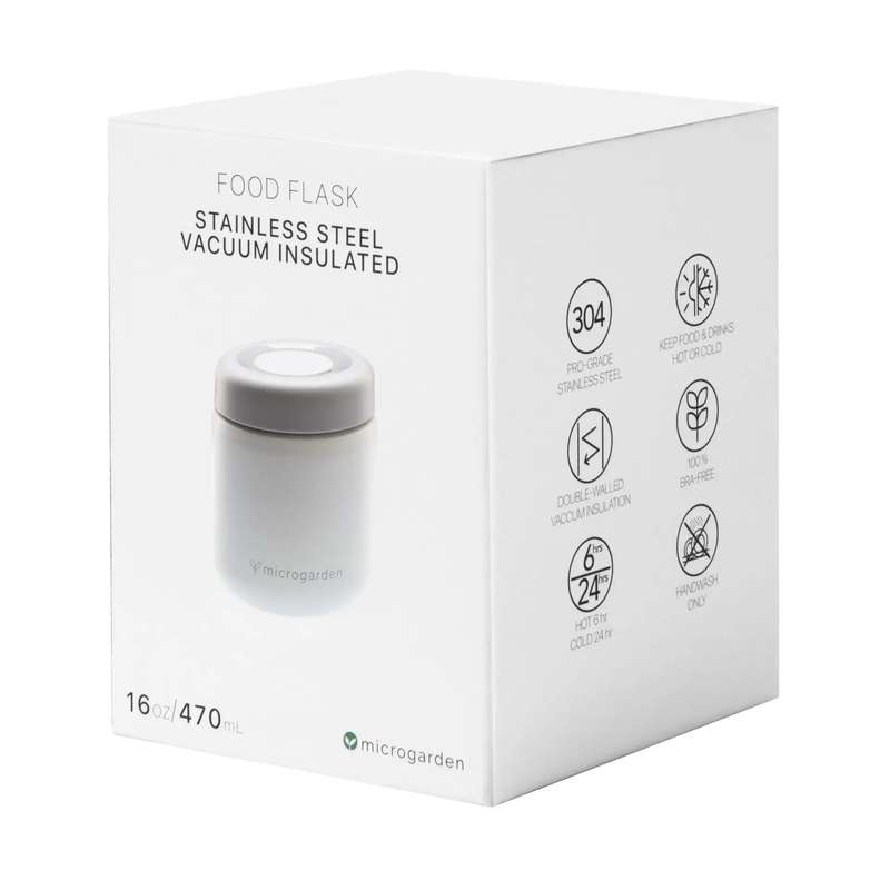 Stainless Steel Vacuum Insulated Food Flask 470 ml - Cloud