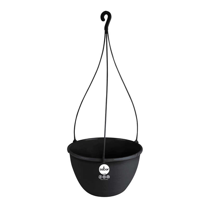 Sebor Terra Bowl & Hook Set 25 Cm Black