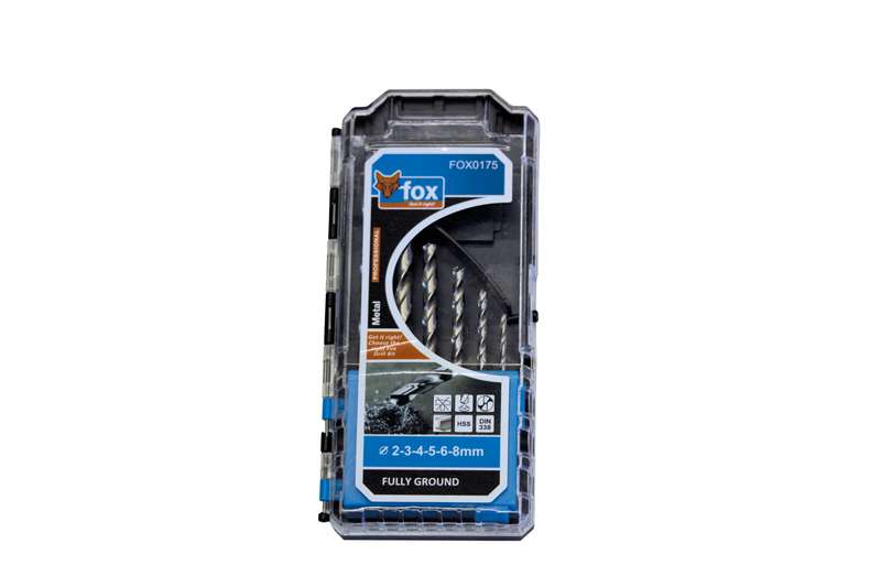 Drill Set Fox Hss P/6 F/G Pro 2 8 Mm