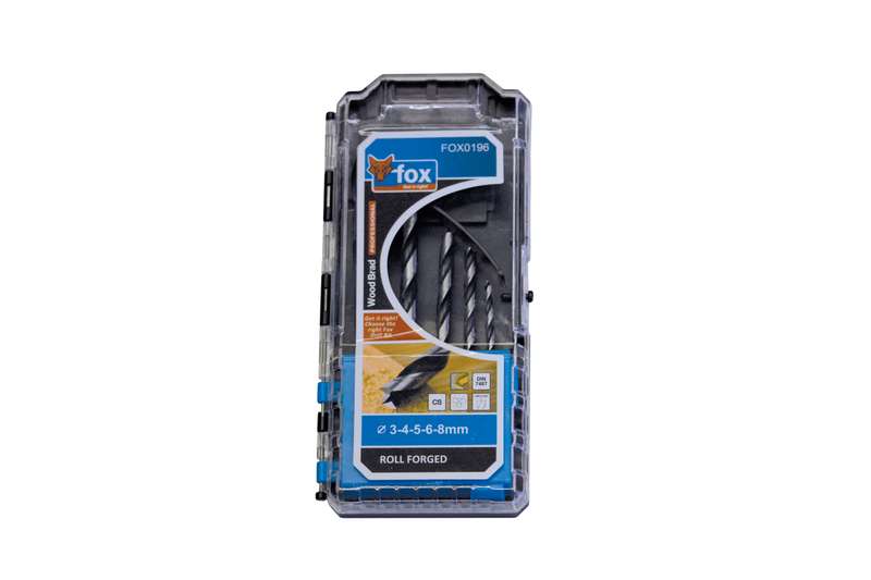 Drill Set Fox Wood Brad Pro P/5 3 8 Mmxxx