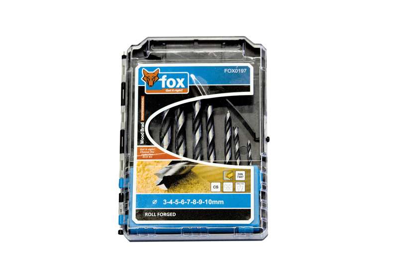 Drill Set Fox Wood Brad P/8 3 10 Mmxxx