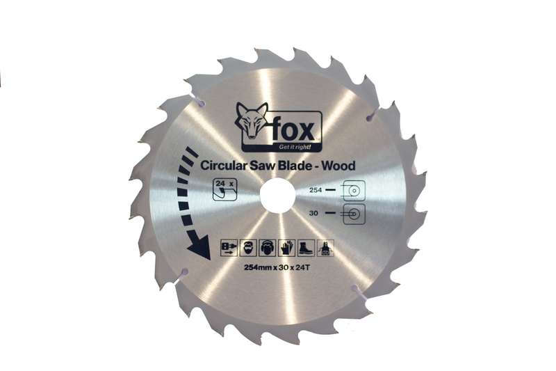 Fox Circular Saw Blade Wood254 X30 X40 Txxx