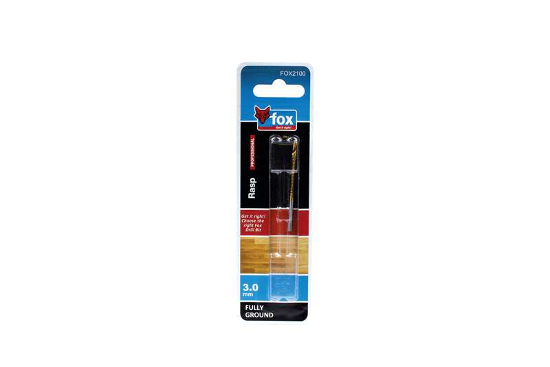 Drill Bit Fox Wood F/G Rasp 3.0 X60 Mmxxx