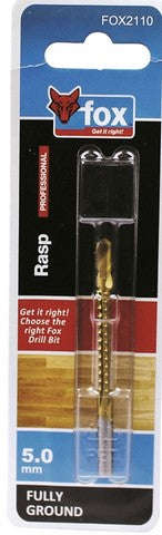 Drill Bit Fox Wood F/G Rasp 5.0 X86 Mmxxx