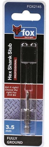 Drill Stub Fox Hss Hex 3.5 X47 Mm Xxx
