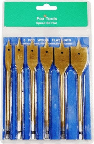 Drill Set Fox Wood Spade P/6 10 25 Mmxxx